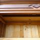 Large antique wardrobe in solid walnut