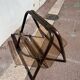 Porte revue Rotin et Plexiglas Marc Held