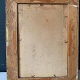 Old impressionist painting, autumn forest, framed, signed, late 19th century