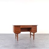 Mid-Century Danish Teak Executive Desk, 1960s.