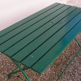 Folding garden table