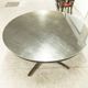 Table and 6 armchairs Baumann Diese, design Pagnon Pelhaître, Wenge color and red,