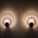 Pair of Scandinavian vintage wall lamps 1970