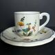 6 cups + saucers gien birds of paradise