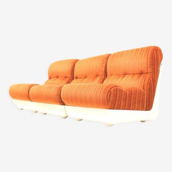 Vintage Space Age element modular sofa armchairs from the 1970s