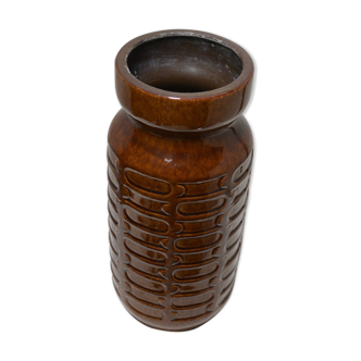 Vase marron vintage made in West Germany