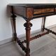 Napoleon nineteenth century desk in solid walnut and mahogany veneer