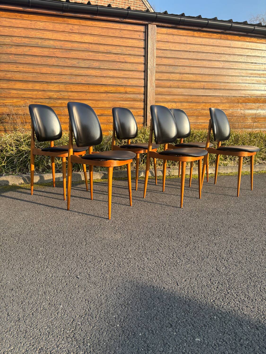 Set of 6 Baumann Pegasus chairs