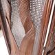 Paire de paravents en rotin