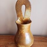 Stoneware wall pot