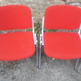 Set of 6 DSC 106 chairs by Giancarlo Piretti for Castelli