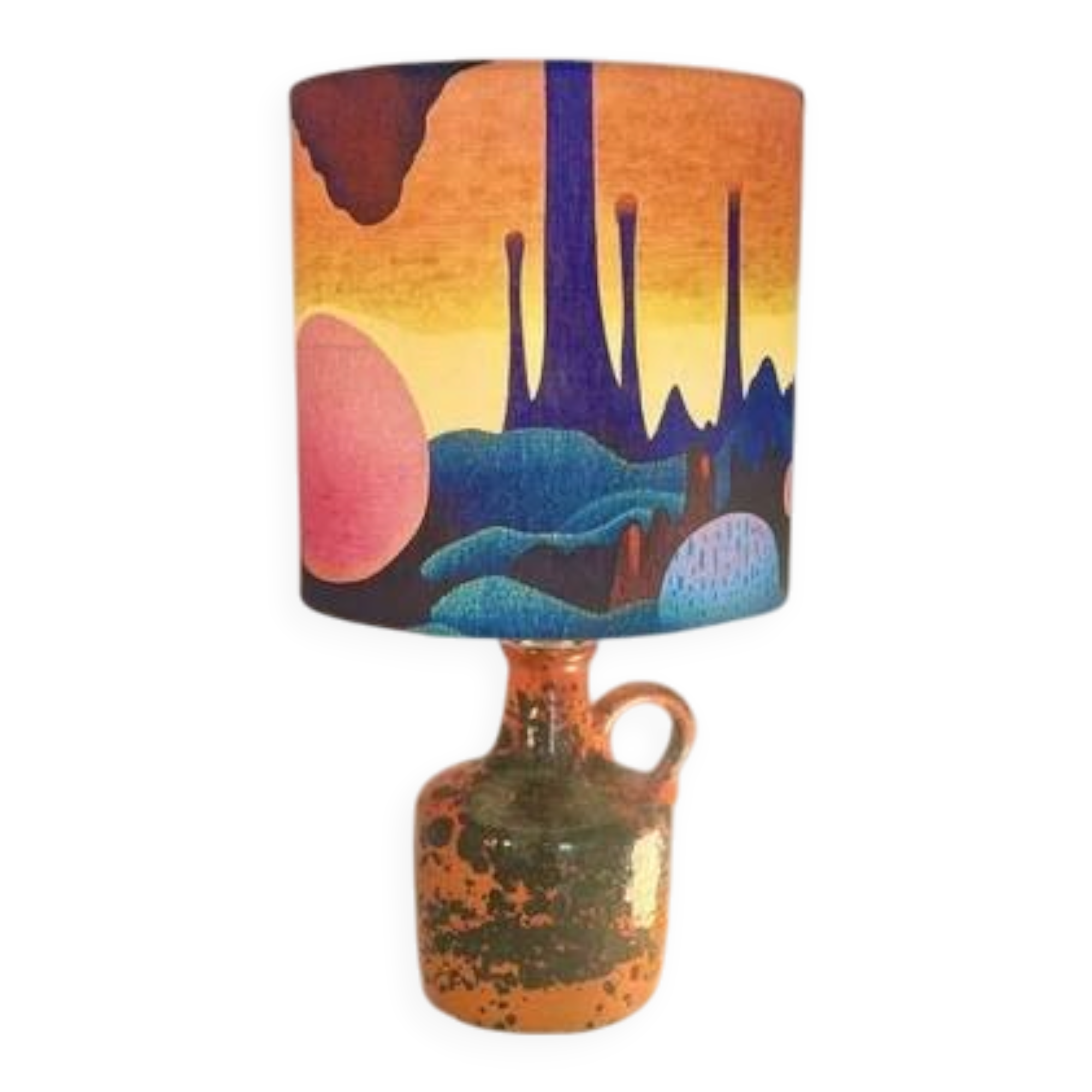 Lampe Space Age Upcycling Marei