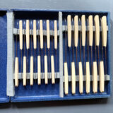 Box of 24 stainless and bakelite knives