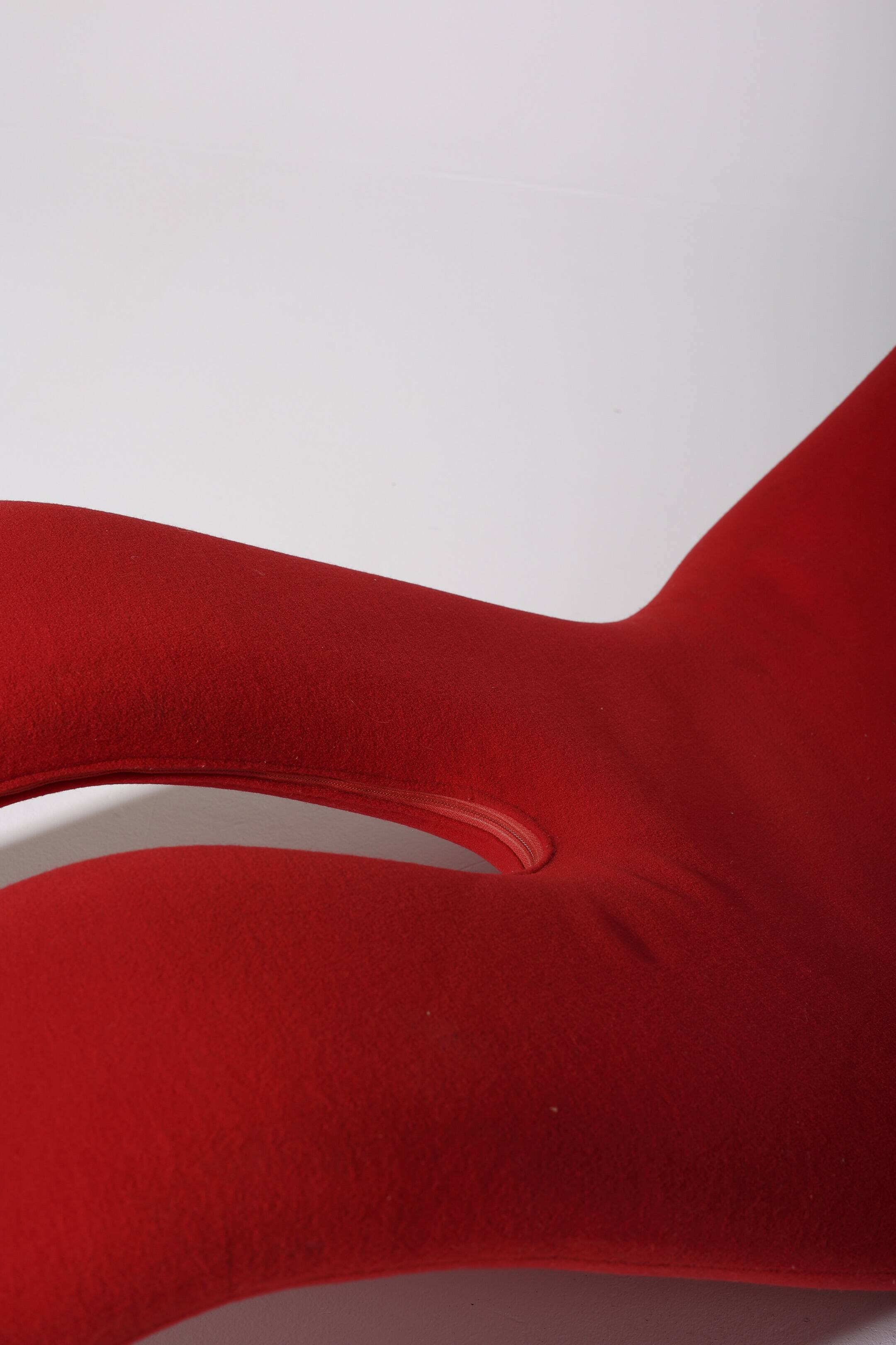 "BOULOUM" LOUNGE CHAIR OLIVIER MOURGUE, 1970s