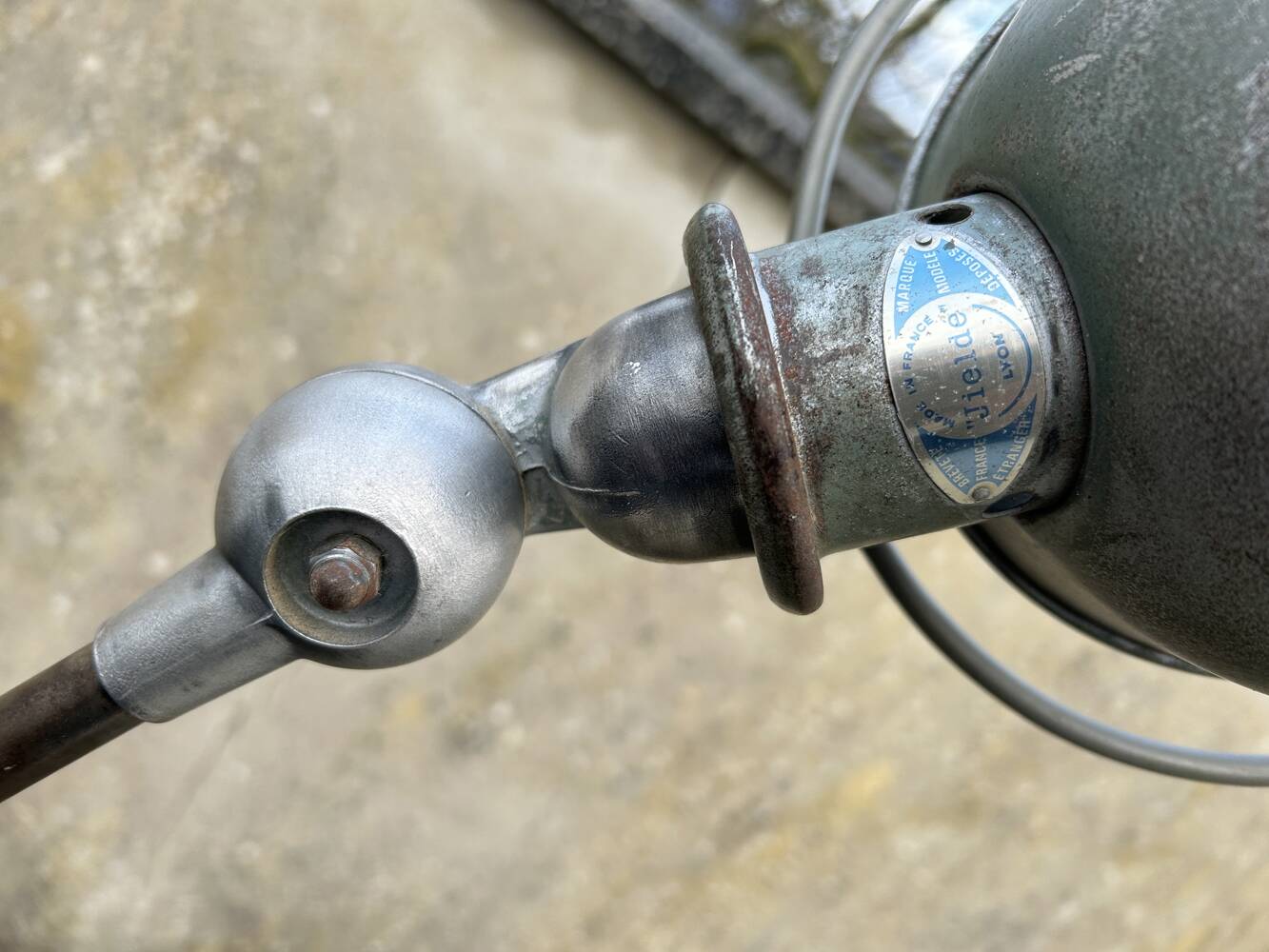 JLD (Jielde) 3-arm floor lamp, vintage, industrial, 50s