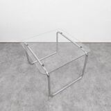 Table basse vintage en tube d'acier de Kovona