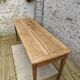 Oak farmhouse table