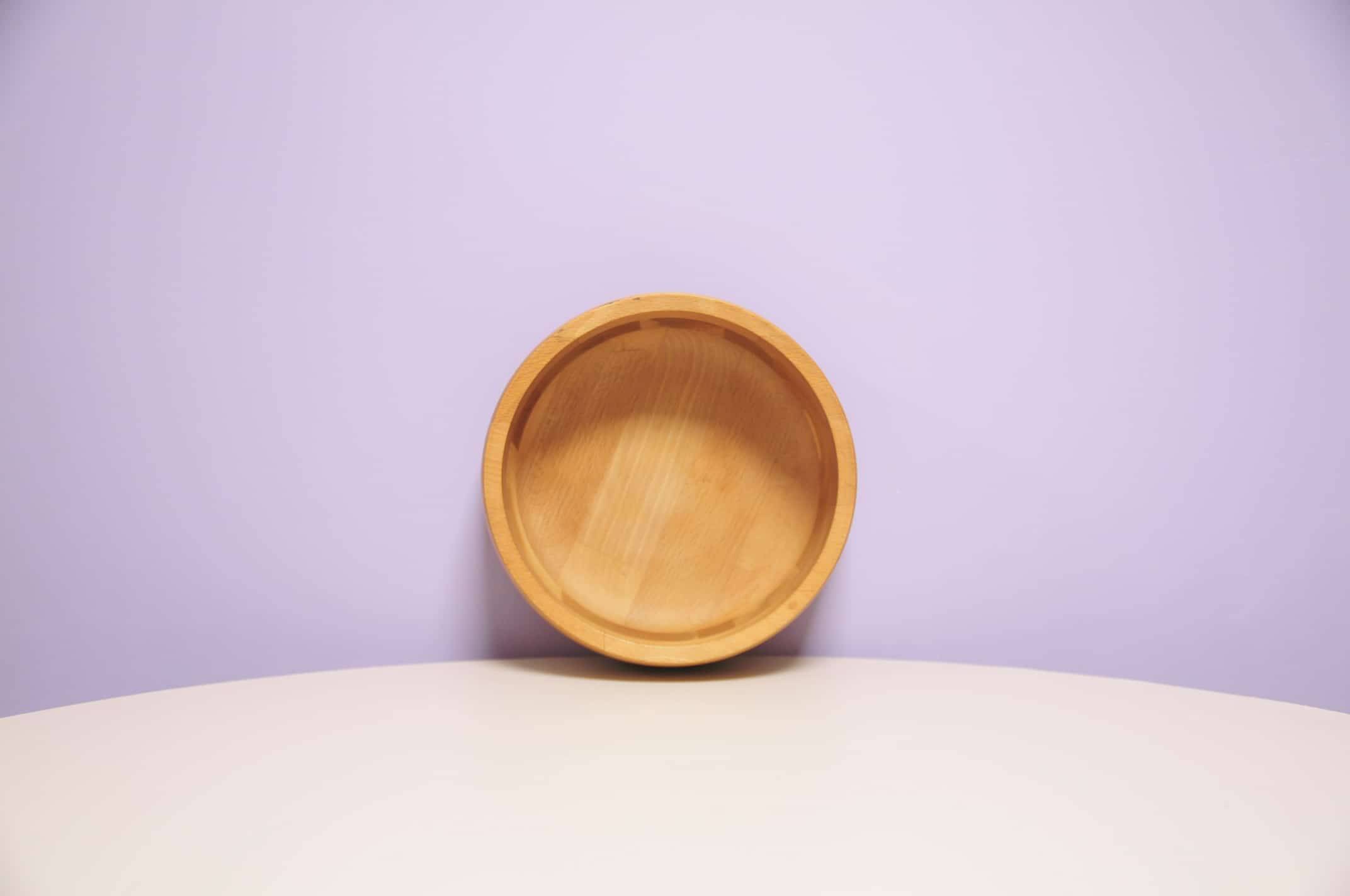 Saladier en bois marqueté, Danemark