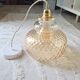 Suspension verre vintage