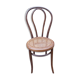 Curved wooden bistro chair and canning