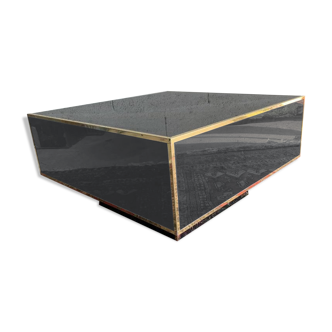 1970 black and gold metal low table