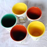 Vallauris orangeade service - signed André Baud - 50s/60s style