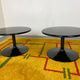 Table Basse d'Appoint Ronde Noire par Pierre Paulin pour Artifort, 1970s