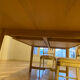 King Living coffee/dining table - extendable light wood