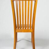 Set of 6 beechwood chairs