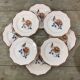 Lot de 6 assiettes à dessert Digoin