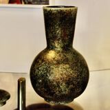 Vintage ceramic covered vase 1950