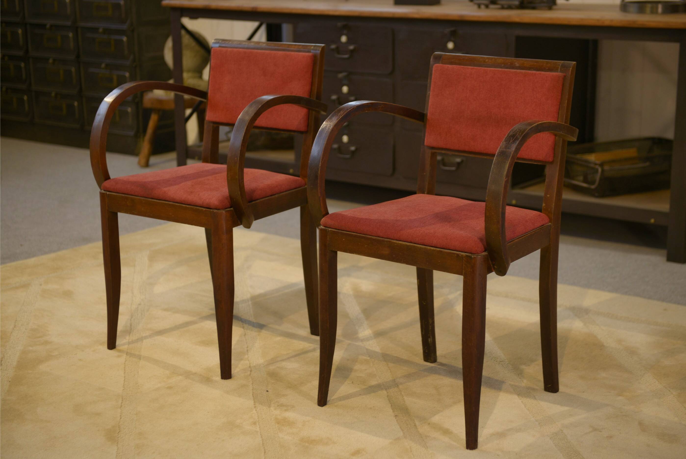 Pair of Bridge armchairs 1960s