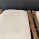 Pair of olive wood stools
