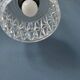 Mid-century crystal glass pendant lamp