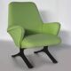 Mid-Century Green Armchair by Tecno, Italy
