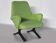 Mid-Century Green Armchair by Tecno, Italy