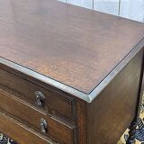 1930s English oak chest of drawers