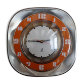 Clock Jaz electronic alu vintage design 1970