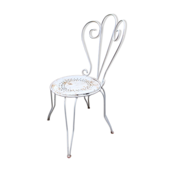 Chaise en fer forgé