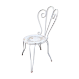 Chaise en fer forgé