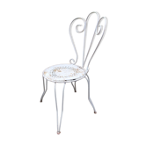 Chaise en fer forgé