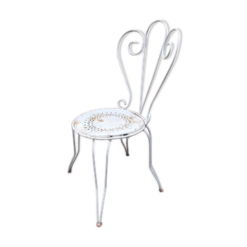 Chaise en fer forgé