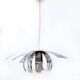 Space age stainless steel pendant light
