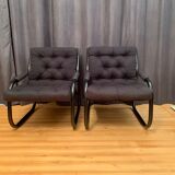 A pair of armchairs, Sweden, 1970s