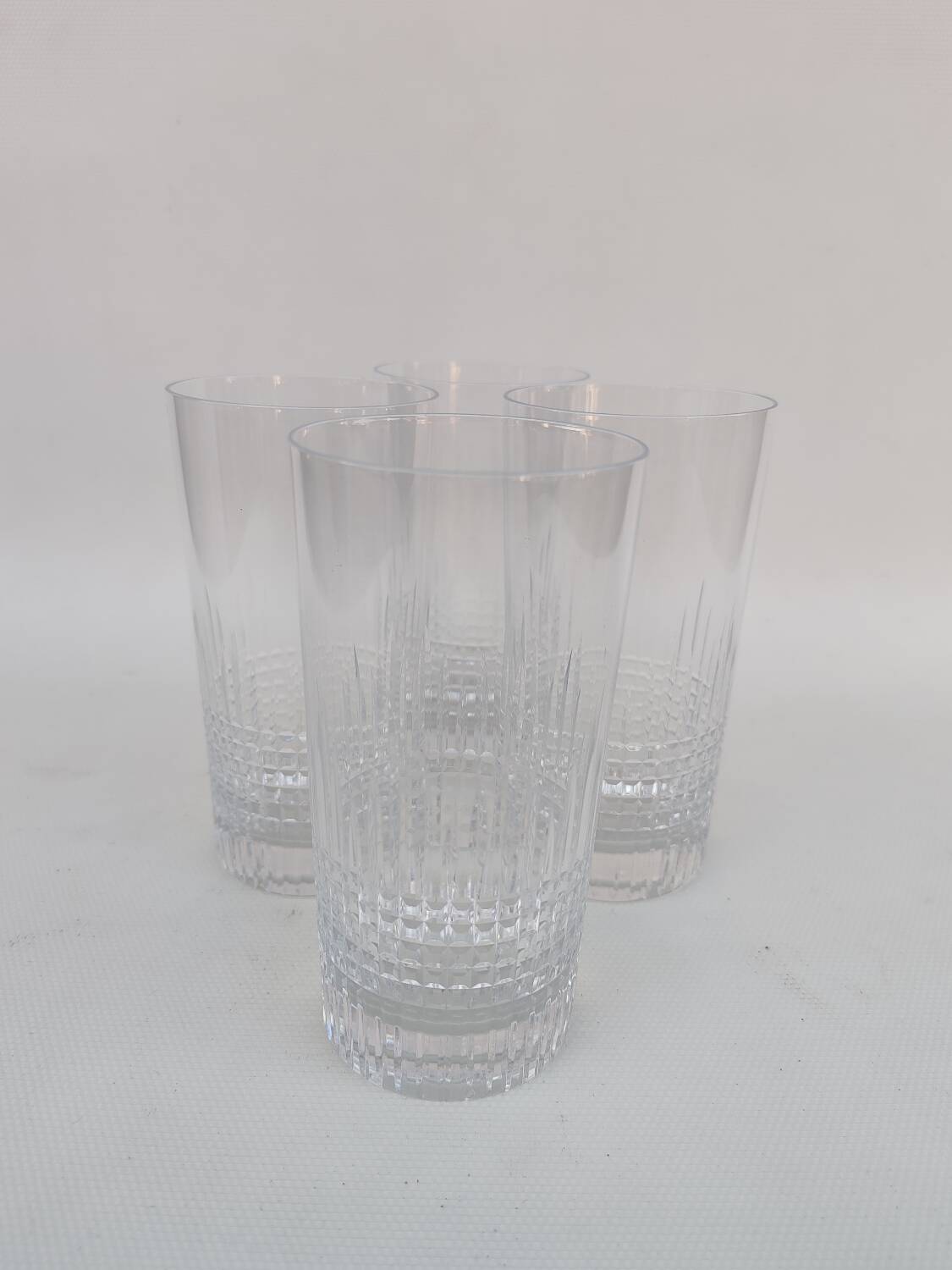 4 Baccarat crystal glasses, Nancy model.