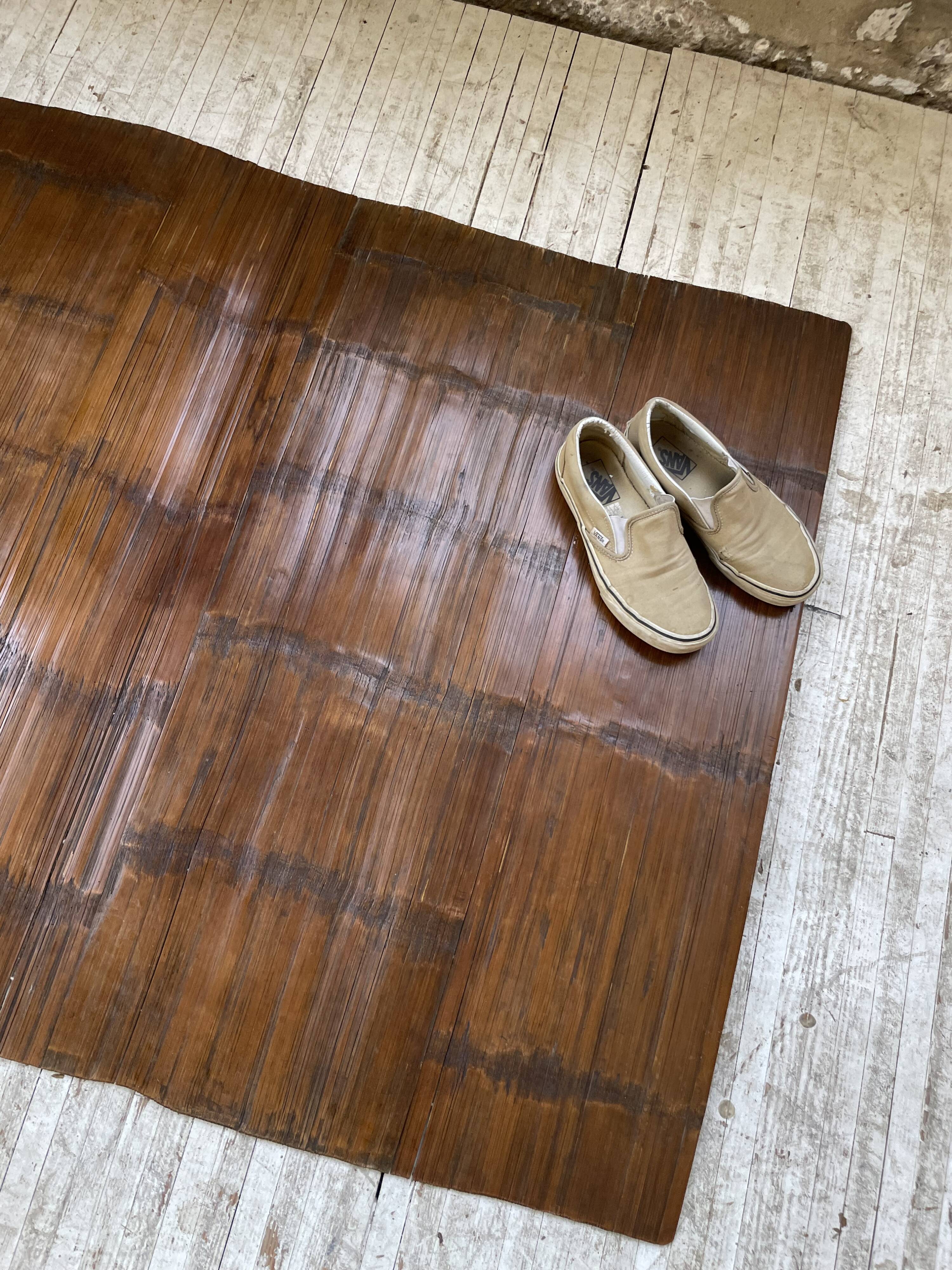 Tapis en bois tribu Akha Birmanie