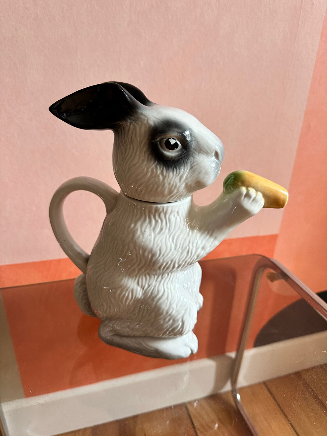 Vintage Rabbit Teapot HJ Wood England