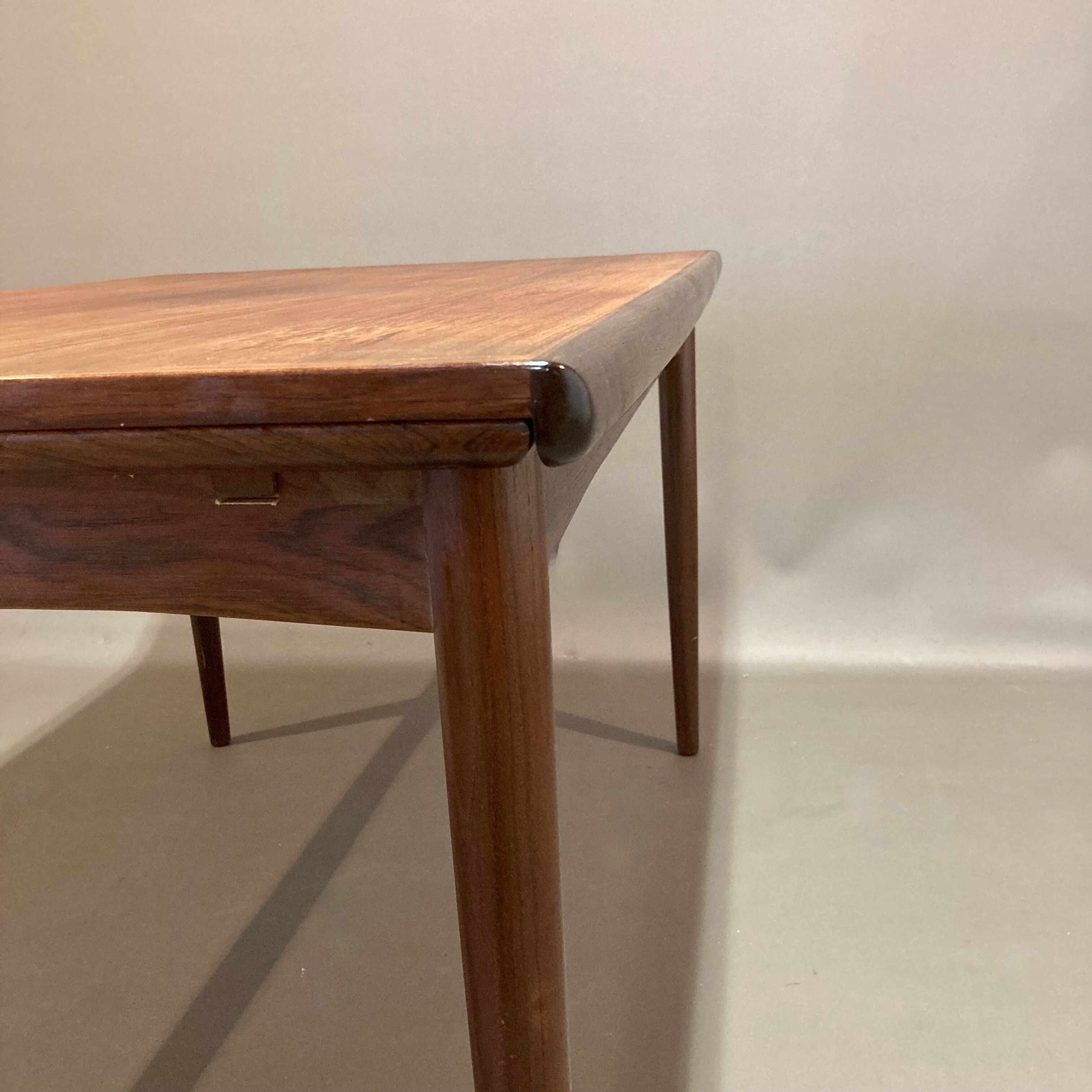 High table with rosewood extensions 1950