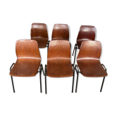 Set of 6 chairs (or 4) Vintage Pagholz