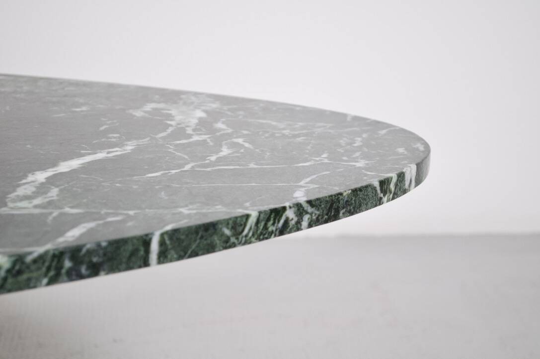 Table basse marbre laiton Michel Kin Italie 1960 Arflex éditeur